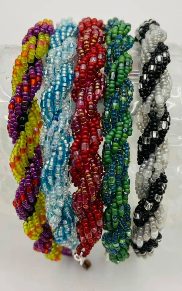 Double Spiral Bracelets — Bead Soup